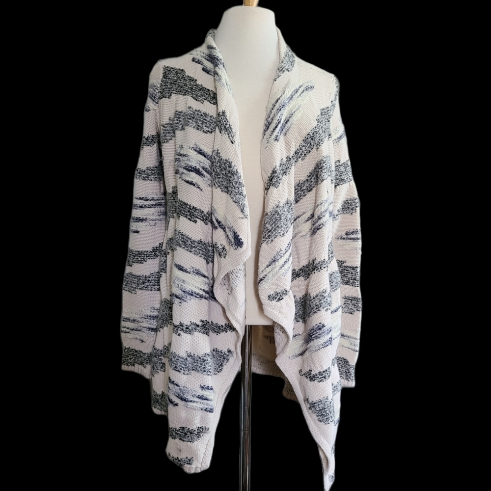 Woman's Lucky Brand Open Front Cardigan Lg